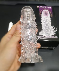 Bao Rung Quy Đầu Vibrating Crystal Cap