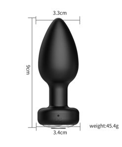 Plug cắm hậu môn rung 10 chế độ kết nối qua điện thoại