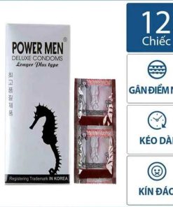 Bao Cao Su Power Men Longer Plus Cá Ngựa Bạc