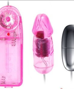 Trứng rung inox 2 đầu Baile